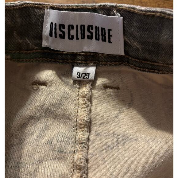 Disclosure Women’s 9 / 29 x 29 Camo Pants Cargo Wide Leg Relaxed Fit - Picture 5 of 12